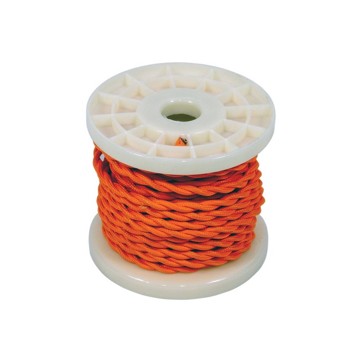 ELEKTROKABEL IM NORDISCHEN STIL 2X0,75 TEXTIL ORANGE