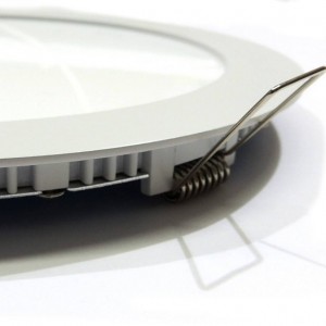 Placa downlight LED empotrable circular 20W