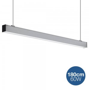 Lineare LED-Pendelleuchte 60W 180cm 5100lm