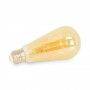 Vintage 1906 LED dim CL Edison FIL GOLD 51 dim 6,5W/824 E27