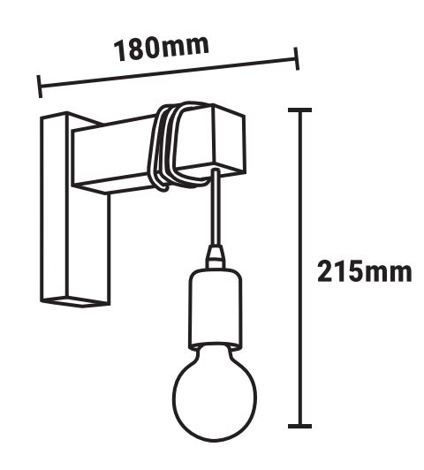 apliques de pared dimensiones