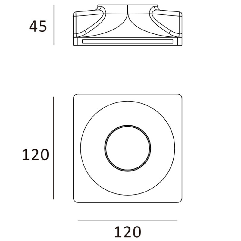 medidas downlight led