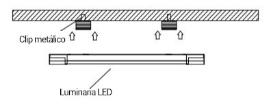 luminaria lineal instrucciones