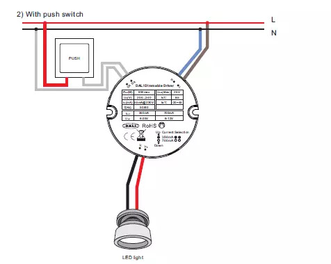 driver dali dimmable 9W CC