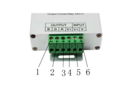 Botones conexion controlador led