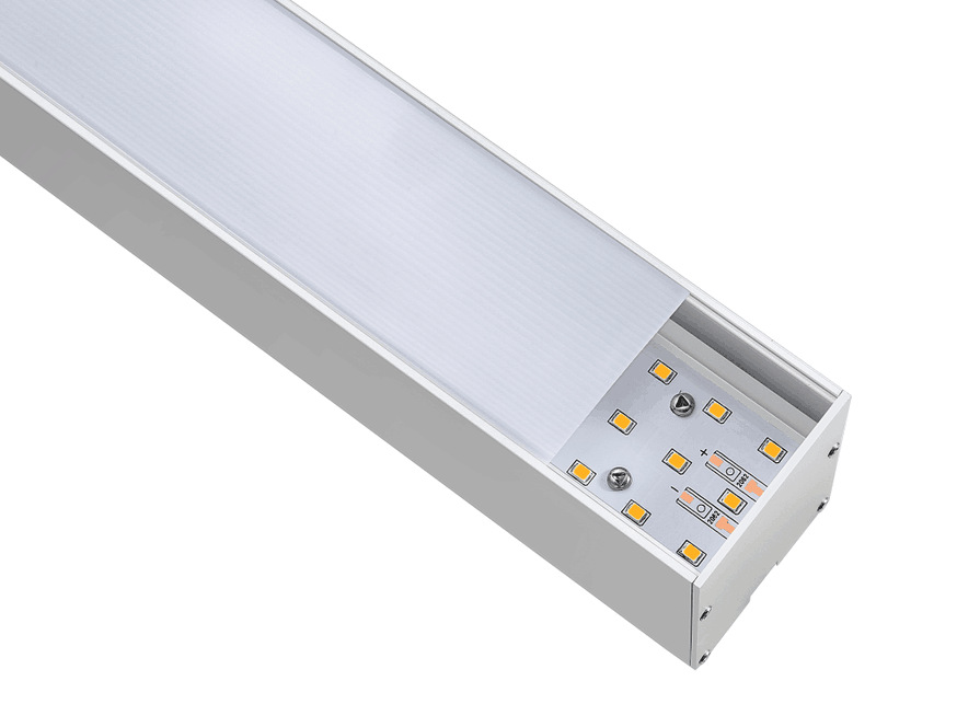 luminaria led lineal colgante