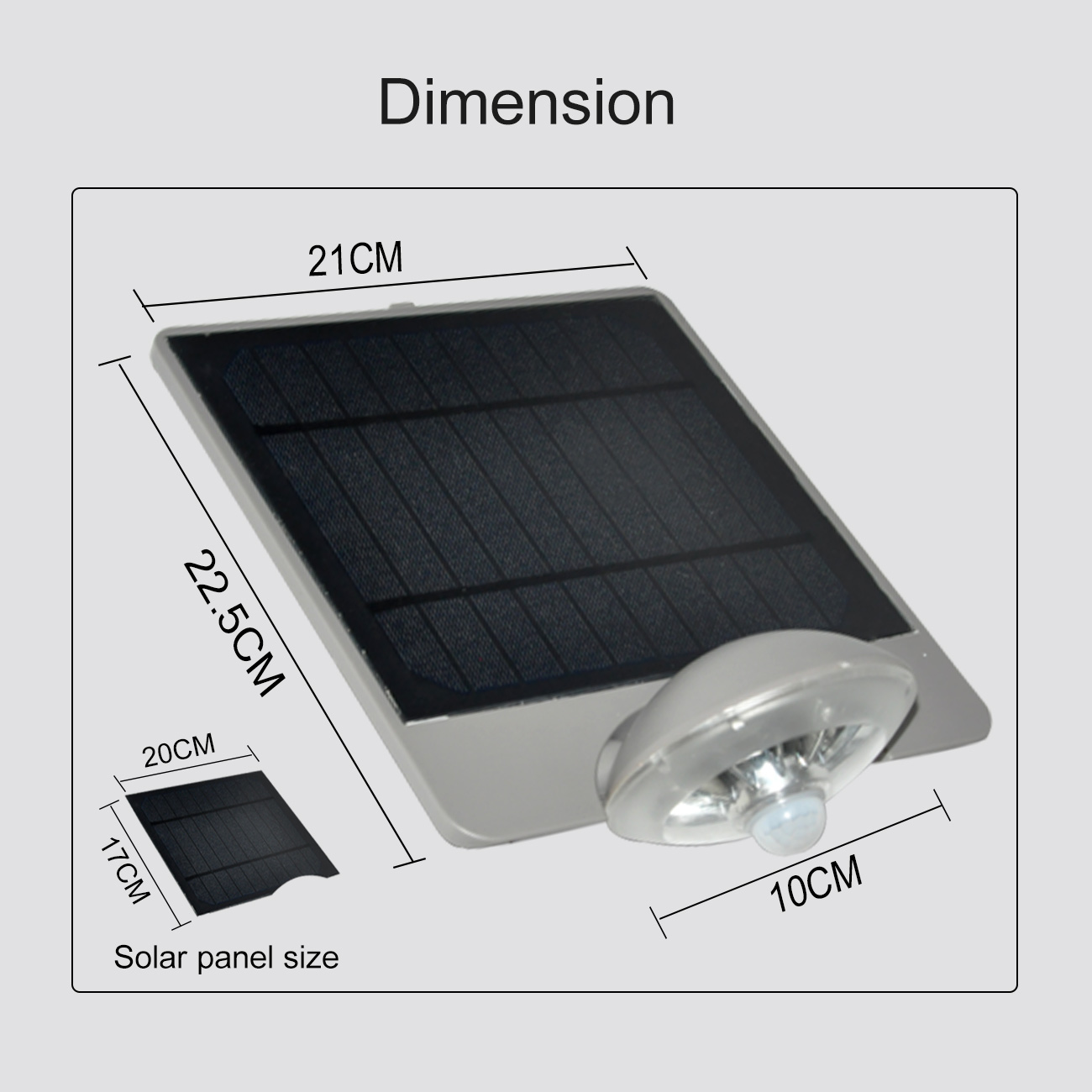 medidas luces led exterior