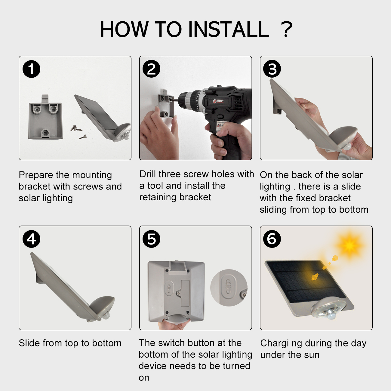 instalación reflector solar