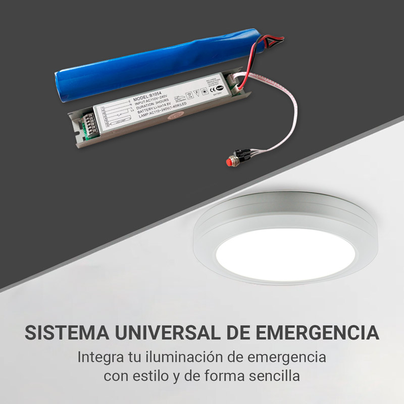 sistema universal luces de emergencia