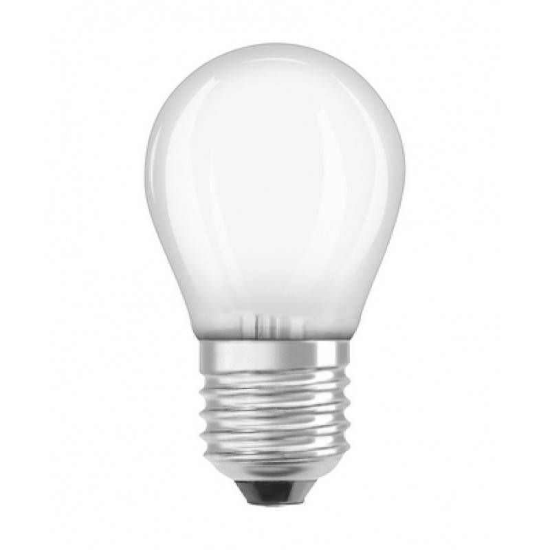 Osram LED Lampadina a filamento smaltata E27 G45 4,8W 2700K