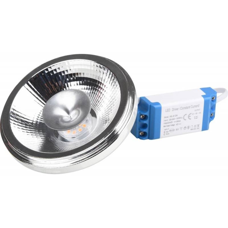 Lampadina LED AR111 12W con driver esterno