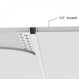 Profilo di integrazione in alluminio Plaster/Pladur 13x14mm (2m)