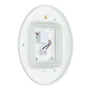 Plafoniera da parete o da soffitto 12W 1100lm 90lm/W IP44 - Philips Bianco caldo