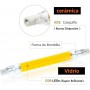 Lampadina R7S 118mm 1200lm COB 12W Chip