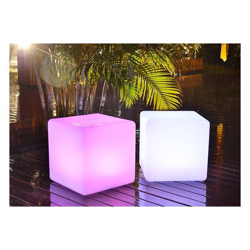 CUBO LUMINOSO A LED RGBW