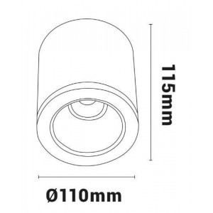 dimensioni degli apparecchi a soffitto