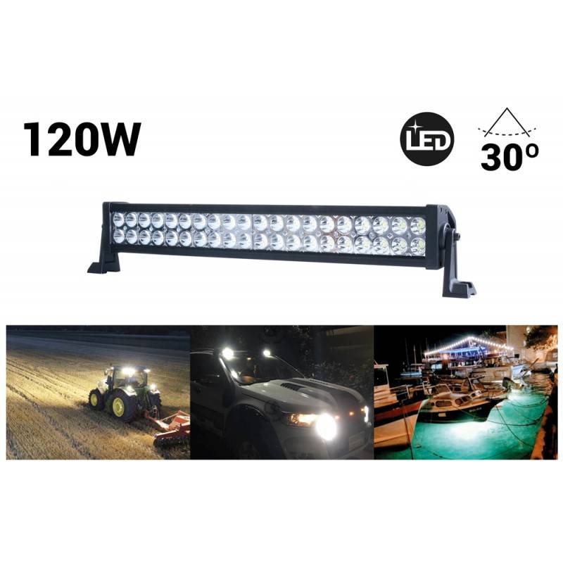 Barra LED 4x4, all terrain 120W, 8000lm