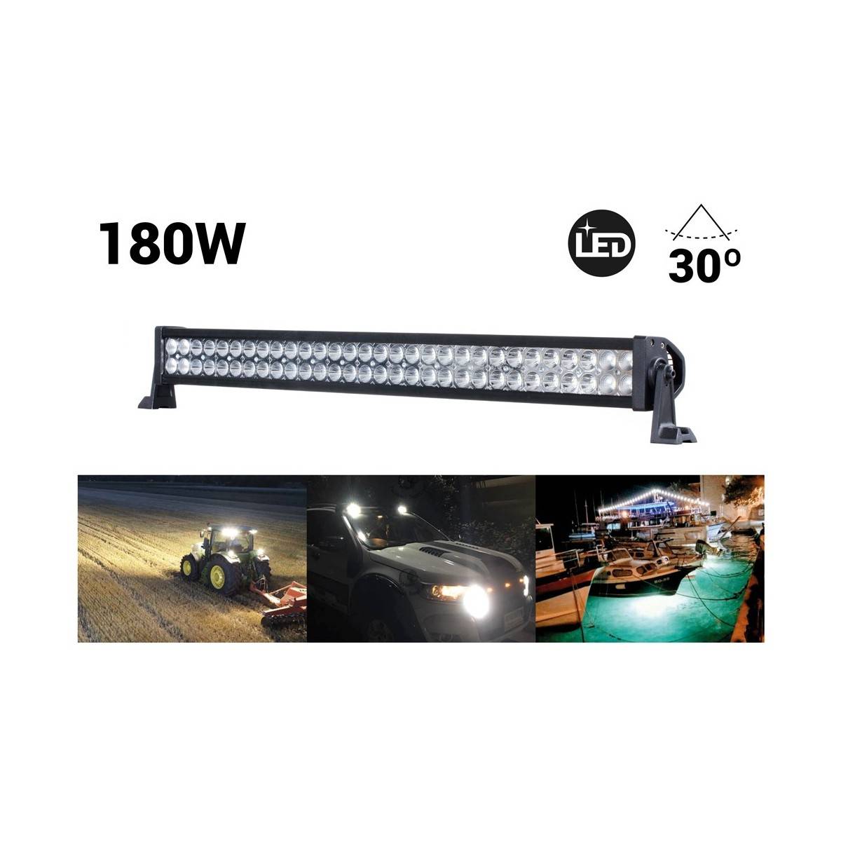 Barra LED 4x4, fuoristrada 180W