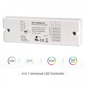 DIM CCT RGBW RGB+CCT RGB+RGB+CCT RF+BLE Controllore DC 4 in 1