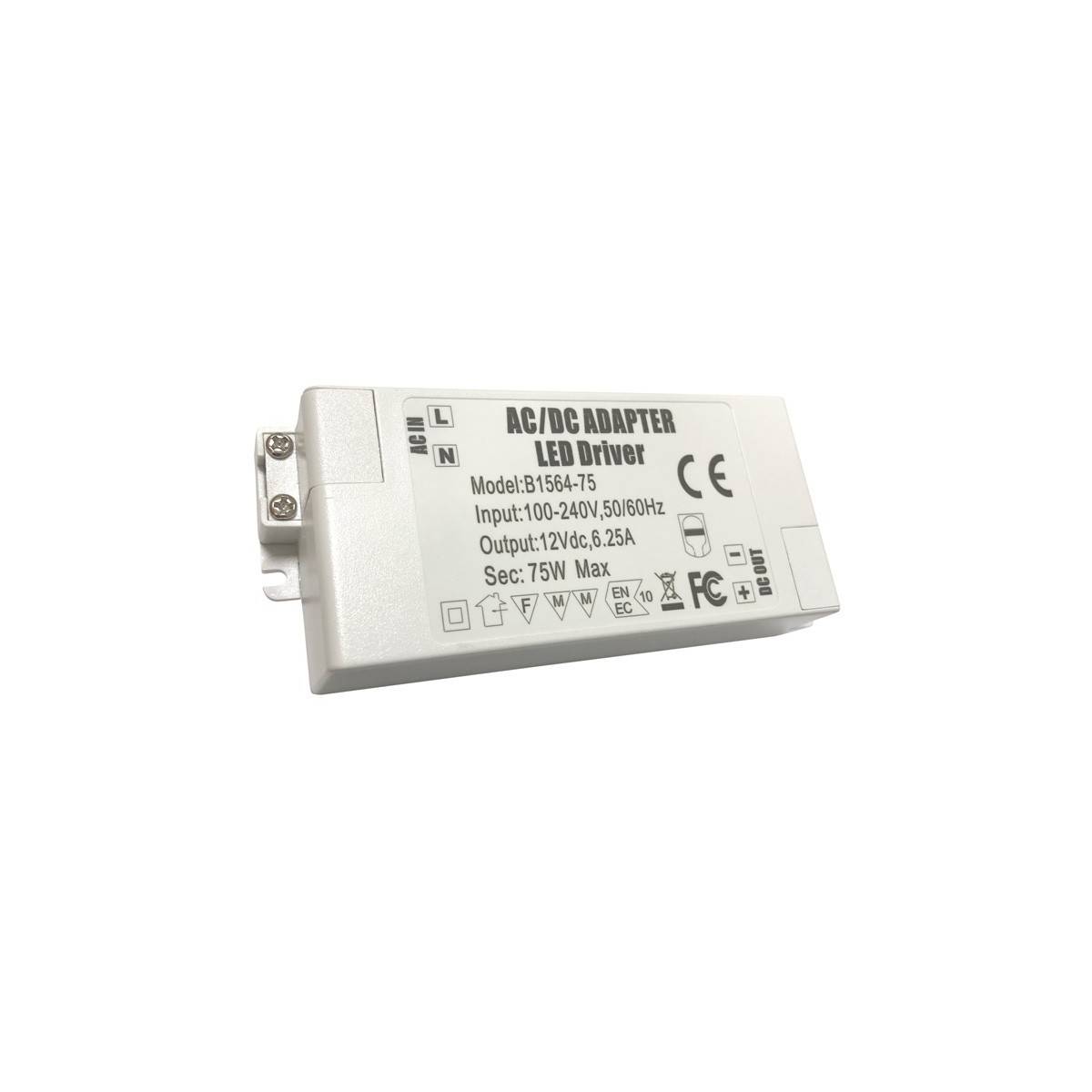 Alimentazione costante 12V DC 75W 6,25A 100-240V