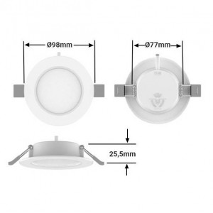 dimensioni Downlight LED