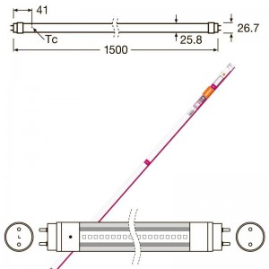 Tubi LED 150cm