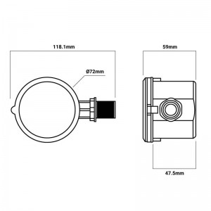 Sensore di movimento Merrytek Control 1-10V MC054V