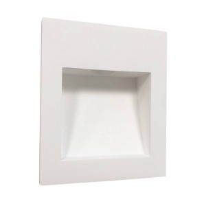 Lampada da incasso a parete in gesso "MUR" 1W trimless