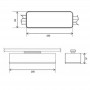 Luce di emergenza trifase a binario LED REX CARRIL 60LM IP44