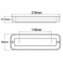 Luce di emergenza a LED impermeabile IP65 3W 3 ore di autonomia