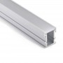 Profilo per illuminazione da incasso a pavimento 21x26mm (2mt.)