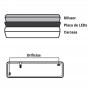 Luce di emergenza a LED 3W 250LM 3 ore di autonomia