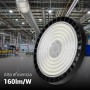 Campana LED industriale - Driver LIFUD - 150W - 160lm/W - Chip PHILIPS - Dimmerabile 1-10V - IP65