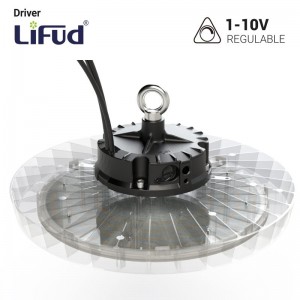 Campana LED industriale - Driver LIFUD - 150W - 160lm/W - Chip PHILIPS - Dimmerabile 1-10V - IP65