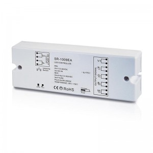 Controller PMW RGB/RGBW Dimmer - 12-36V DC (4 canali 8A/canale) - RF receiver SUNRICHER - Perfect RF