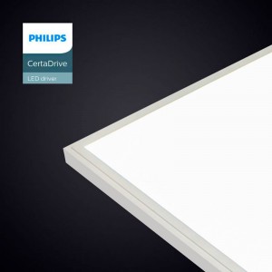 Pannello LED slim da superficie 120X30 cm - Driver Philips - 44W - UGR19 - Con KIT di montaggio