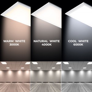 Pannello LED da incasso 60X60 cm - Driver OSRAM - 40W - UGR18 - CRI90 - Con kit di montaggio