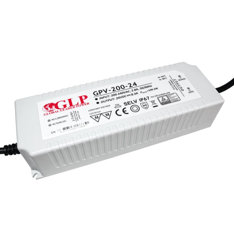 Alimentazione LED 200W 24V - GPL