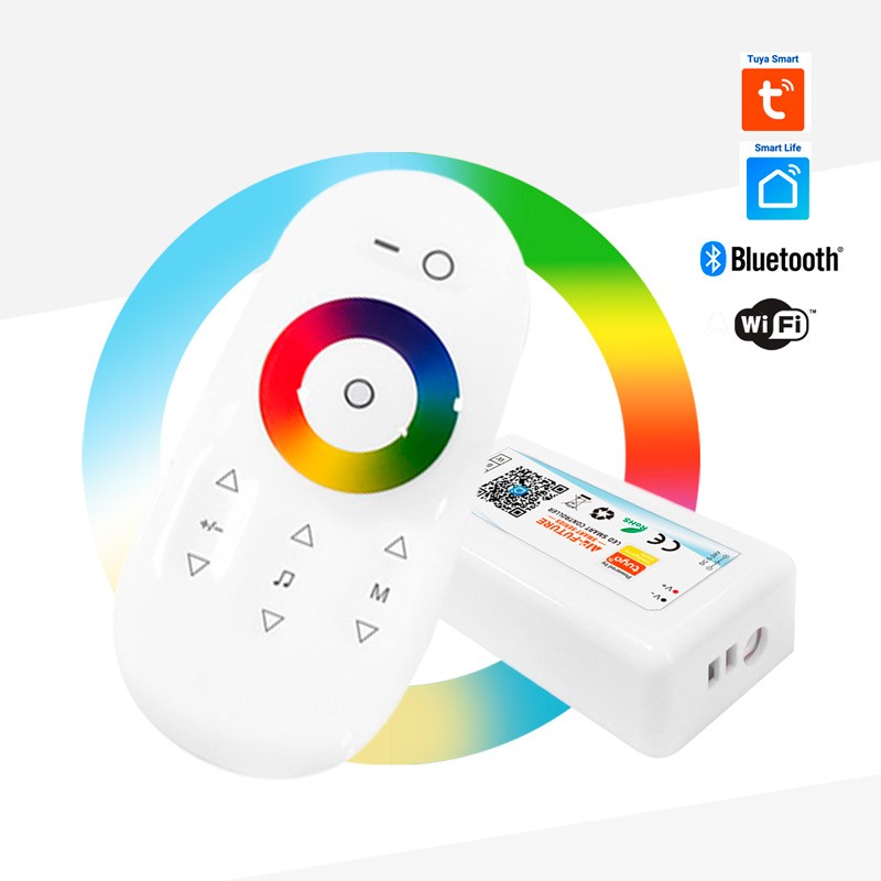 Controllore LED WIFI TOUCH RGBW 5/24V 6A