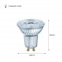 Lampadina PARATHOM PRO PAR16 50 GU10 36° 6W 2700K