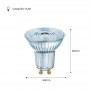 Lampadina LED VALUE PAR16 80 GU10 60º 6,9W 3000K