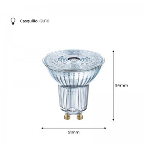 Lampadina PARATHOM PRO PAR16 35 GU10 36º 3,4W 2700K