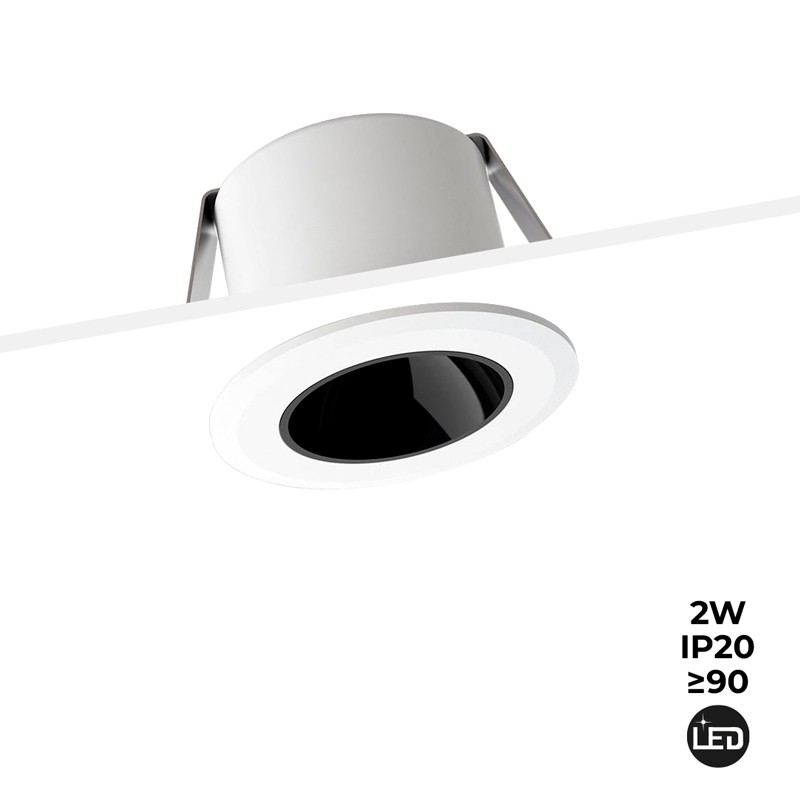 Downlight LED da incasso Mini 2W Low UGR