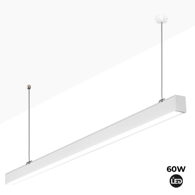 Apparecchio a sospensione lineare LED 60W 180cm 5100lm