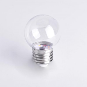 Lampadina LED E27 1W trasparente