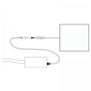 Confezione da 20 pannelli sottili LED 600x600mm 44W UGR19 Philips Driver