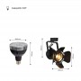 Faretto trifase orientabile a binario "CINEMA" con lampadina LED PAR30 E27