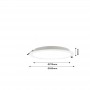 Downlight circolare da incasso a LED 24W Cut Ø275mm