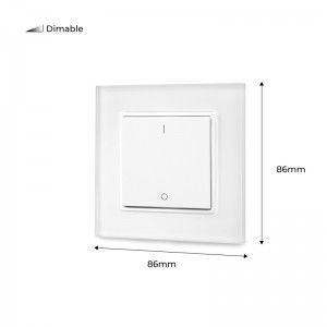 Interruttore dimmerabile a radiofrequenza monocolore 3V-DC 1zona