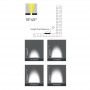 Wall washer LED flessibile 24V 2700K - 5 metri IP67